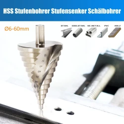 High Speed Steel Titanium Cone Drill Bit Set