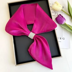Trendy Small Silk Scarf for Women