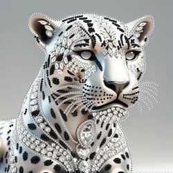Leopard 5D DIY Diamond Art Wall Decor Kit
