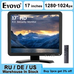 EYOYO 17 Inch Security Monitor with Built-In Speakers