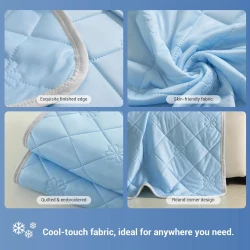Rosekind Soft Cooling Blanket Lightweight Breathable 90x108 Inch
