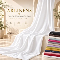 High Quality Polycotton Flat Bed Sheet Set