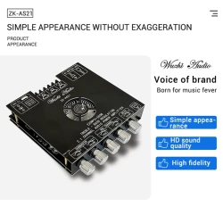 2.1 Channel Bluetooth Digital Audio Power Amplifier