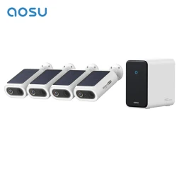 8MP Solar Powered Security Camera System with AI Features