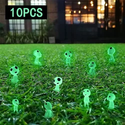 Luminous Ghost Miniature Garden Figurines Set
