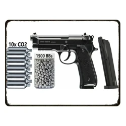 Pietro Beretta CO2 Air Pistol Metal Wall Sign