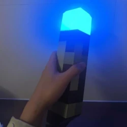 Wall Mountable 11 Inch USB Rechargeable Torch Lamp