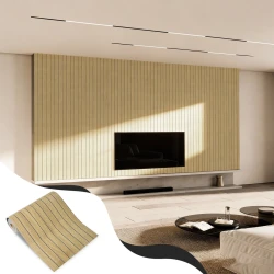 Realistic 3D Wood Grain Self Adhesive Wall Panels