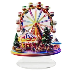 Christmas Acrylic Ferris Wheel Decorative Accent