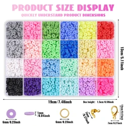 Acrylic Alphabet Beads Kit for Jewelry Making
