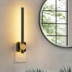 Dimmable Wall Plug Night Light for Bedroom Bathroom