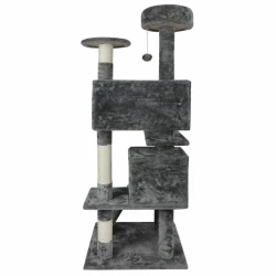 54 Inch Multi Level Cat Tree Tower with Scratching Post