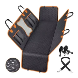Universal Waterproof Dog Car Seat Cover with Mesh Window