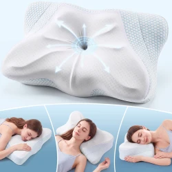 Ergonomic Queen Size Memory Foam Neck Pillow