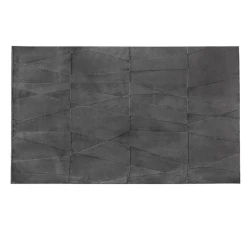 Luxury Washable Cream Geometric Rug for Home