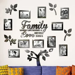 3D Acrylic Family Tree Wall Art Decal