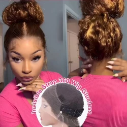 Deep Wave Human Hair Wig 360 Full Lace Front