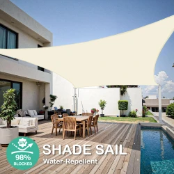 Waterproof UV Block Shade Sail for Outdoor Use