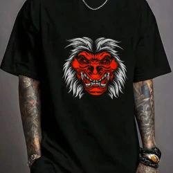 Men Summer Cotton Graphic Football T Shirt