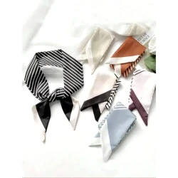Silk Scarf Headband Set for Women