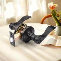 Wave Privacy Door Handles Keyless Interior Levers