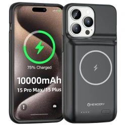 NEWDERY iPhone 15 Pro Max Battery Case 10000mAh