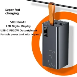 High Capacity 50000mAh Portable Power Bank Charger