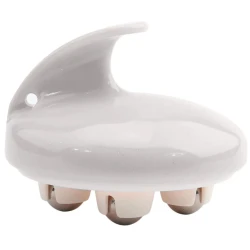 Stainless Steel Handheld Roller Massager for Pain Relief