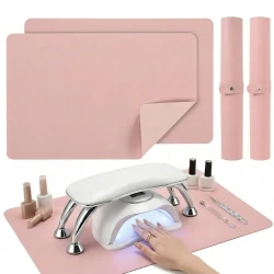 Premium Foldable Nail Art Table Mat Set