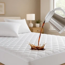 Quilted Waterproof Mattress Protector with Deep Skirt