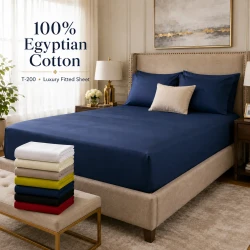 Extra Deep Egyptian Cotton Fitted Sheets 40cm