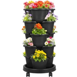 5 Tier Vertical Garden Planter with Wheels