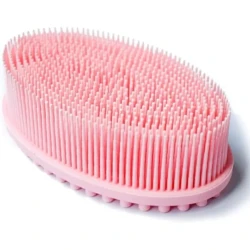Exfoliating Silicone Body Scrubber Bath Brush