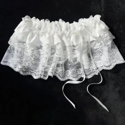 Korean Lace Layered Mini Skirt for Stylish Girls