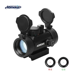 AOMEKIE Airsoft Red Dot Sight Reflex Scope 1X 30mm