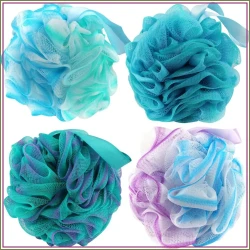 Large Exfoliating Bath Sponges Set for All Ages