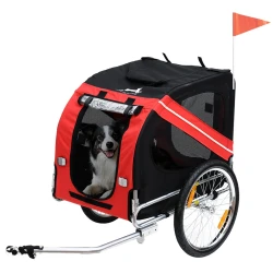 PawHut Pet Bicycle Trailer for Dogs and Cats