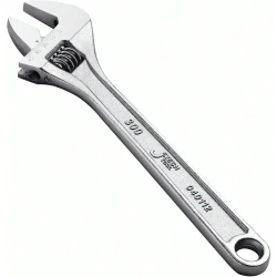 8 Inch Adjustable Wrench Heavy Duty Steel Tool