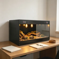 Durable PVC Reptile Habitat with Temperature Control