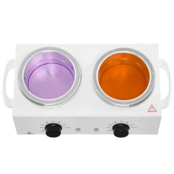 Double Wax Warmer for Hair Removal with Wax Sticks