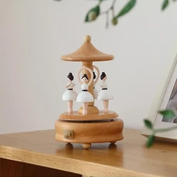 Vintage Carousel Ferris Wheel Music Box Gift