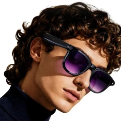 Smart AI Glasses with Anti Shake Camera and Voice Control