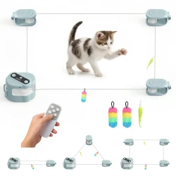 Interactive Adjustable Speed Cat Toy Treadmill