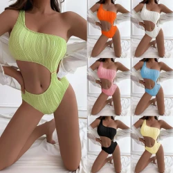 Trendy Sexy Hollow One Piece Swimsuit Bikini