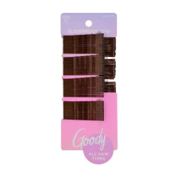 100 Count Brunette SlideProof Hair Bobby Pins