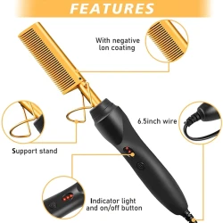 GOIPLE Electric Hot Comb Styling Set with Accessories