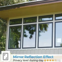 One Way Reflective Silver Window Film 75cm x 5m