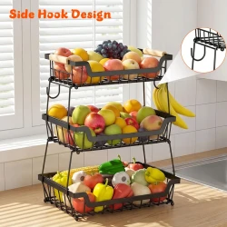 3 Tier Detachable Fruit Vegetable Storage Rack