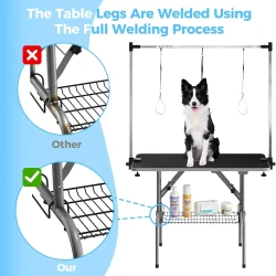 Professional 42 Inch Foldable Dog Grooming Table