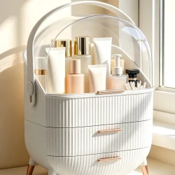 Large Waterproof Cosmetic Storage Box Organizer
